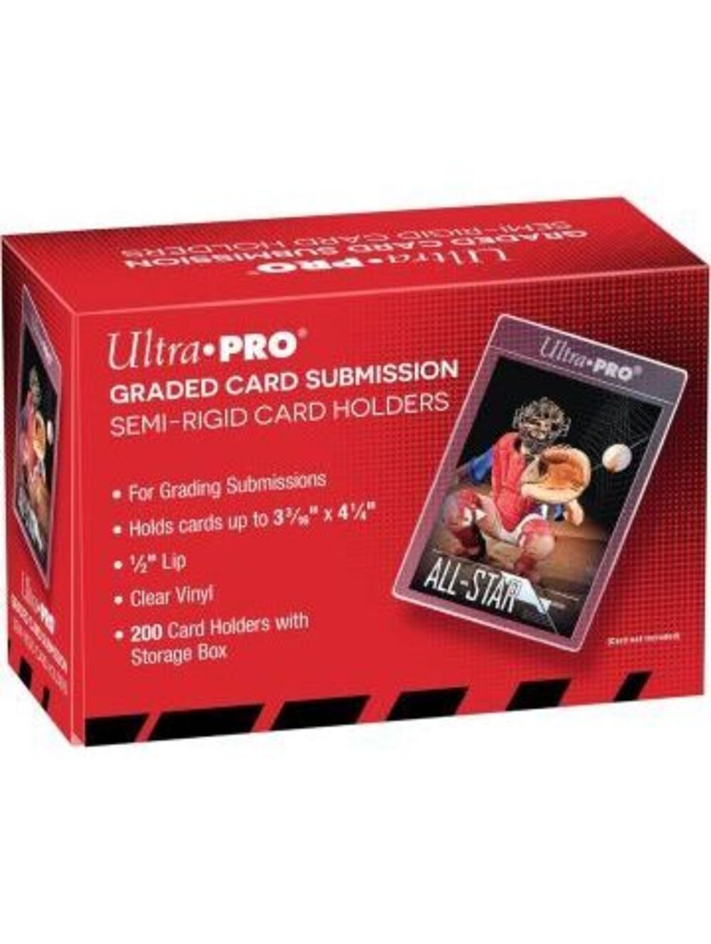Ultra Pro Semi-Rigid 1/2 Lip Tall Sleeves 200ct